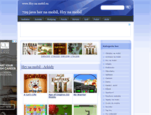 Tablet Screenshot of hry-na-mobil.eu